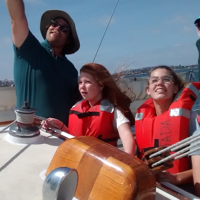 Girl Scouts Sailing aboard JADA