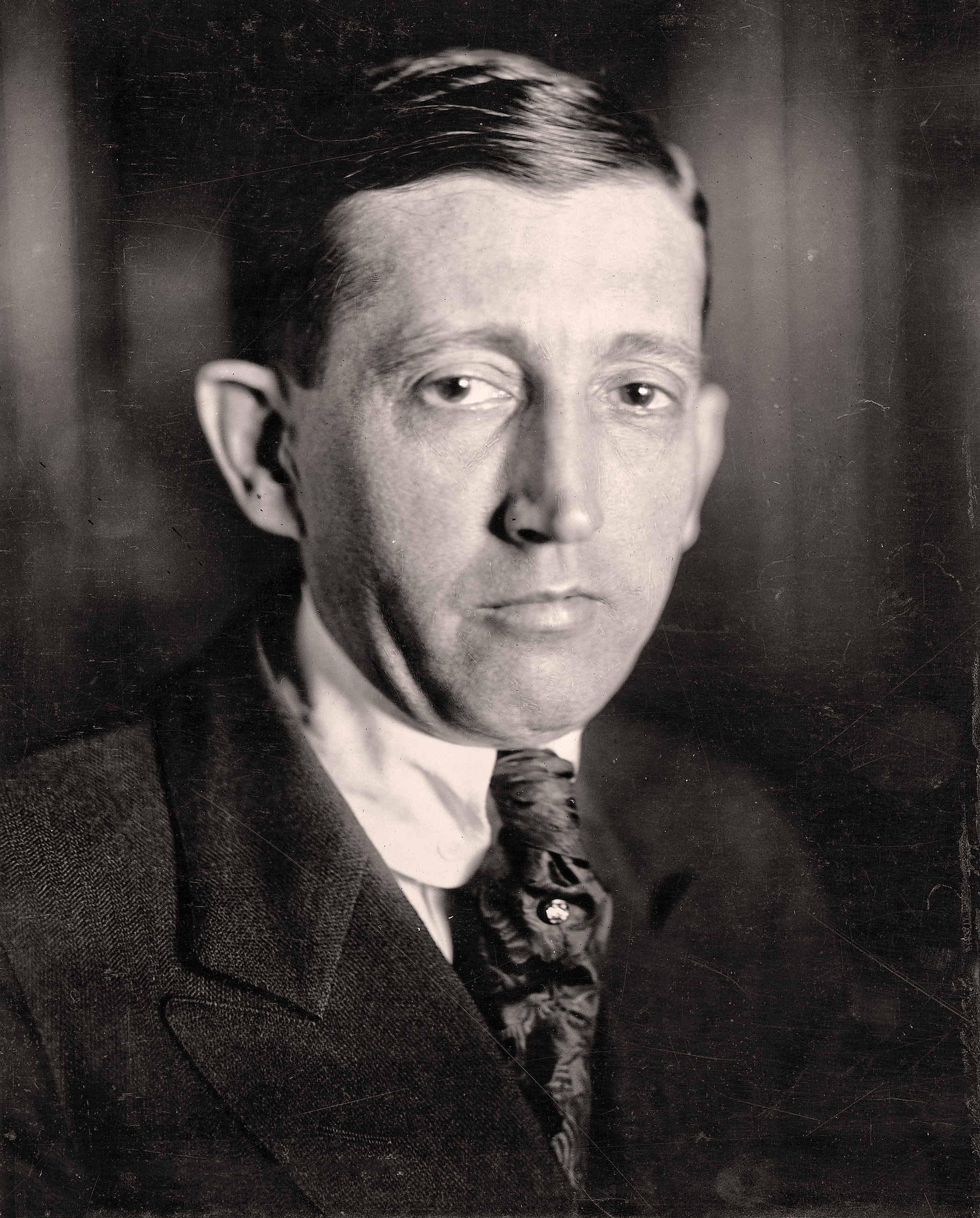 Portrait photograph of Will H. Hays, circa 1921, showing a formally dressed man in dark suit — photograph by Underwood & Underwood
